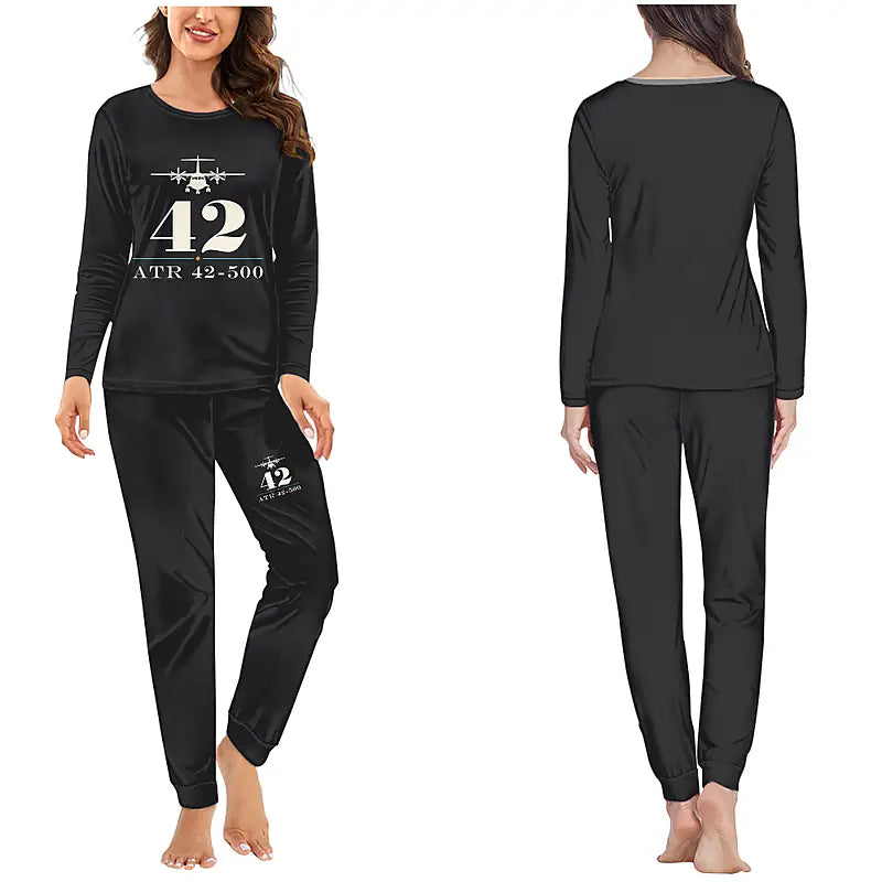 ATR 42-500 - Women Pajamas - Heritage Chest - Black