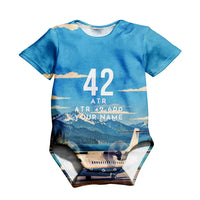 Thumbnail for ATR 42-600 3D All-Over Print Clothing - Baby Bodysuit - 3D + Name
