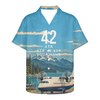 Thumbnail for ATR 42-600 3D All-Over Print Clothing - Hawaiian Shirt - 3D + Name