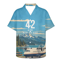 Thumbnail for ATR 42-600 3D All-Over Print Clothing - Hawaiian Shirt - 3D