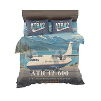 Thumbnail for ATR 42-600 - 3D + Name - Bedding Set - Full Print