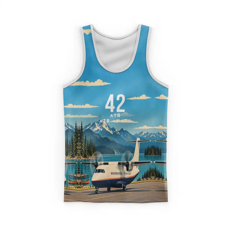 ATR 42-600 3D All-Over Print Clothing - Tank Top - 3D
