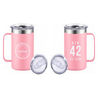 Thumbnail for ATR 42-600 - Beverage Mug - Tag + Name - Pink
