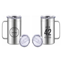 Thumbnail for ATR 42-600 - Beverage Mug - Tag + Name - Silver