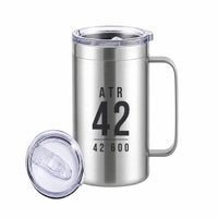 Thumbnail for ATR 42-600 - Beverage Mug - Tag - Silver