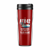 Thumbnail for ATR 42-600 - Cartoon + Name - Plastic (No Holder) - Red