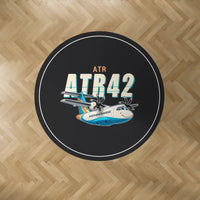 Thumbnail for ATR 42-600 - Cartoon - Round Carpet - Black