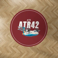 Thumbnail for ATR 42-600 - Cartoon - Round Carpet - Dark Red