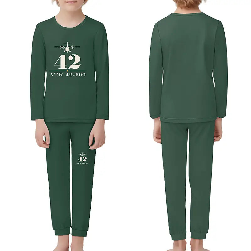 ATR 42-600 - Children Pajamas - Heritage Chest - Dark Green