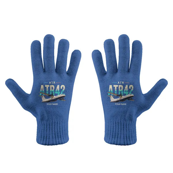 ATR 42-600 - Gloves - Full - Original + Name - Blue