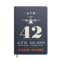 Thumbnail for ATR 42-600 - Heritage + Name - Notebook - Navy Blue