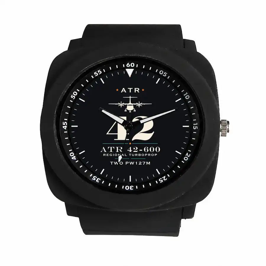 ATR 42-600 - Heritage - Rubber Strap - Black