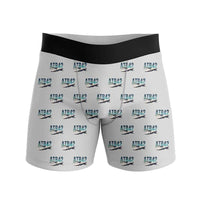 Thumbnail for ATR 42-600 - Men Boxers - Original Pattern - Light Gray