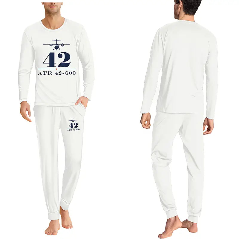 ATR 42-600 - Men Pajamas - Heritage Chest - White