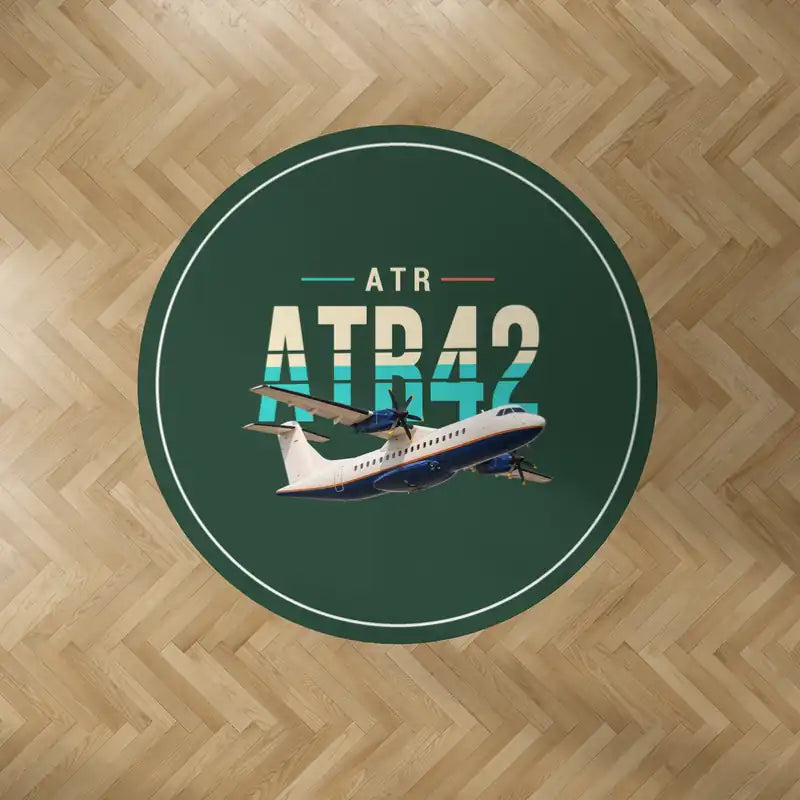 ATR 42-600 - Original - Round Carpet - Dark Green