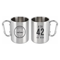 Thumbnail for ATR 42-600 - Outdoors Mug - Tag + Name - Silver