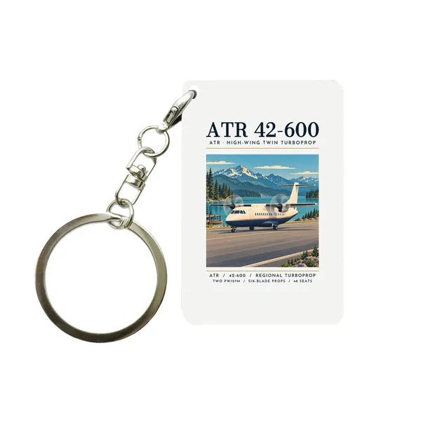 ATR 42-600 - Poster - Key Chain - White