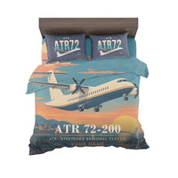 Thumbnail for ATR 72-200 - 3D + Name - Bedding Set - Full Print