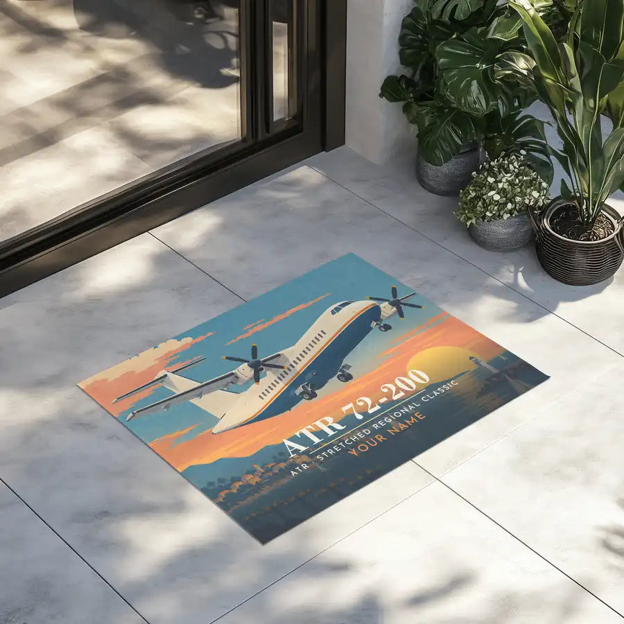 ATR 72-200 - 3D + Name - Door Mat