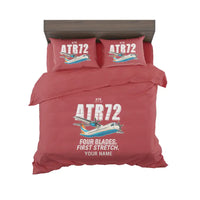 Thumbnail for ATR 72-200 - Cartoon + Name - Bedding Set - Red