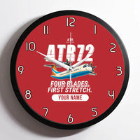 Thumbnail for ATR 72-200 - Cartoon + Name - Framed - Red