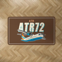 Thumbnail for ATR 72-200 - Cartoon - Rectangle Carpet - Brown