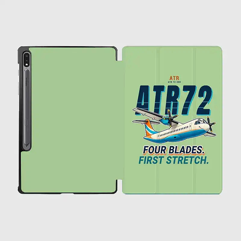 ATR 72-200 - Cartoon - Samsung Tablet - Light Green