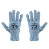 Thumbnail for ATR 72-200 - Gloves - Full - Heritage + Name - Light Blue