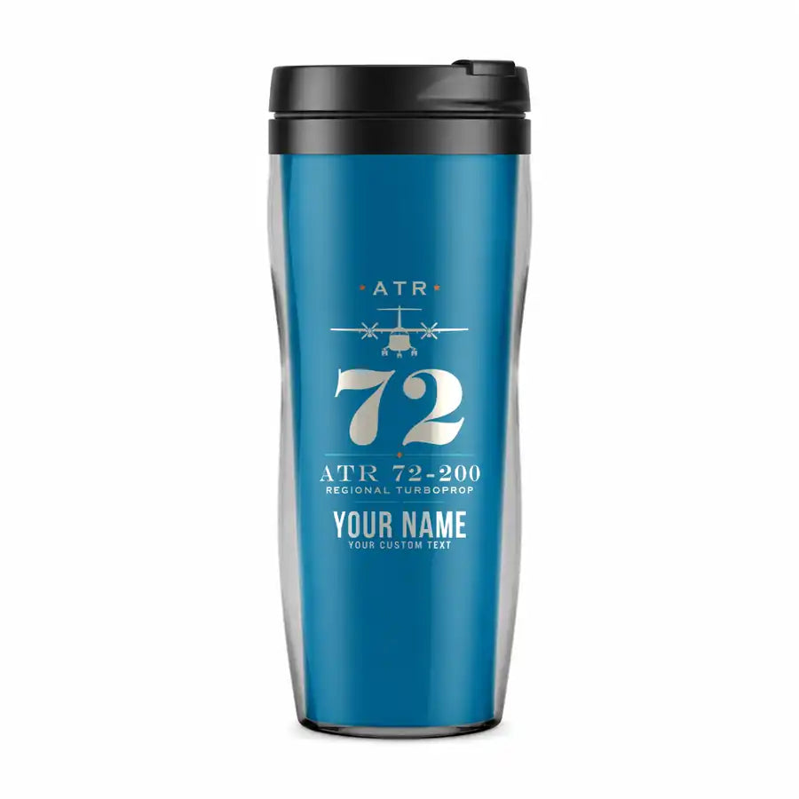 ATR 72-200 - Heritage + Name - Plastic (No Holder) - Light Blue