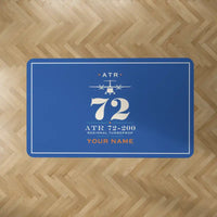 Thumbnail for ATR 72-200 - Heritage + Name - Rectangle Carpet - Blue