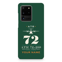 Thumbnail for ATR 72-200 - Heritage + Name - Samsung Case - Dark Green