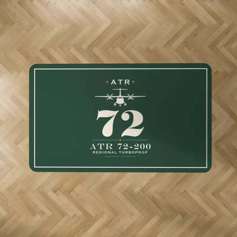 ATR 72-200 - Heritage - Rectangle Carpet - Dark Green