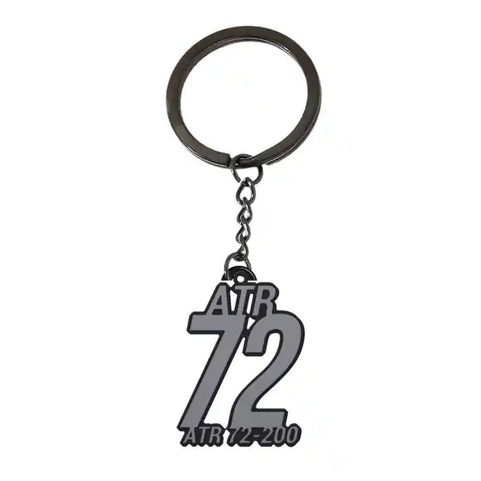 ATR 72-200 - Hollow Key Chain - Tag - Black