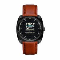 Thumbnail for ATR 72-200 - Original - Luxury Cushion - Black and Dark Brown Strap