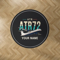 Thumbnail for ATR 72-200 - Original + Name - Round Carpet - Black