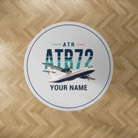 Thumbnail for ATR 72-200 - Original + Name - Round Carpet - Light Gray