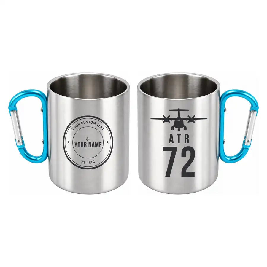 ATR 72-200 - Outdoors Mug - Heritage + Name - Light Blue