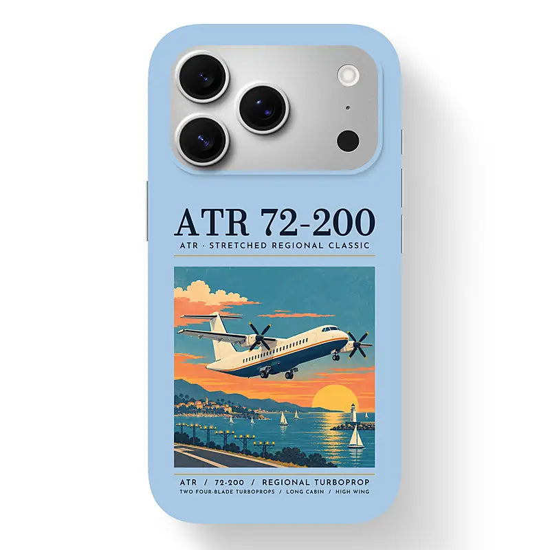ATR 72-200 - Poster - MagSafe iPhone 17 Pro - Light Blue