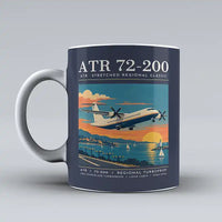 Thumbnail for ATR 72-200 - Poster - Mug - Dark Blue