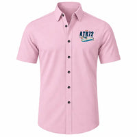 Thumbnail for ATR 72-200 - Short Sleeve Shirt - Cartoon - Pink