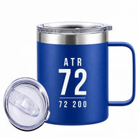 Thumbnail for ATR 72-200 - Stainless Steel Mug - Tag - Blue