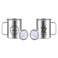 Thumbnail for ATR 72-200 - Stainless Steel Mug - Tag + Name - Silver