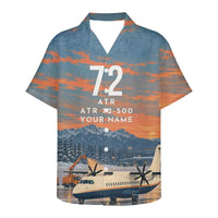 Thumbnail for ATR 72-500 3D All-Over Print Clothing - Hawaiian Shirt - 3D + Name