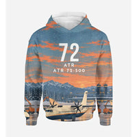 Thumbnail for ATR 72-500 3D All-Over Print Clothing - Hoodie - 3D
