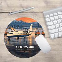 Thumbnail for ATR 72-500 - 3D + Name - Round Mouse Pad - Full Print