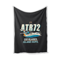 Thumbnail for ATR 72-500 - Cartoon - Blanket - Black