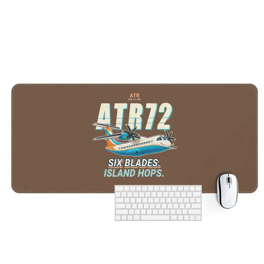 ATR 72-500 - Cartoon - Desk Mat - Brown