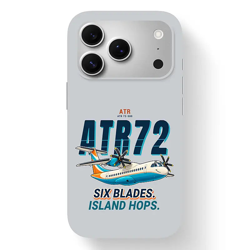 ATR 72-500 - Cartoon - MagSafe iPhone 17 Pro - Light Gray