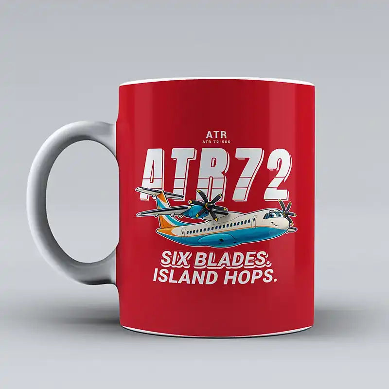 ATR 72-500 - Cartoon - Mug - Red