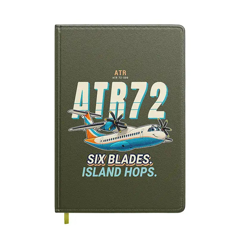 ATR 72-500 - Cartoon - Notebook - Green Army